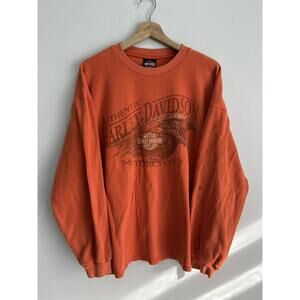 Vintage Harley Davidson Longsleeve Thermal shirt sweater